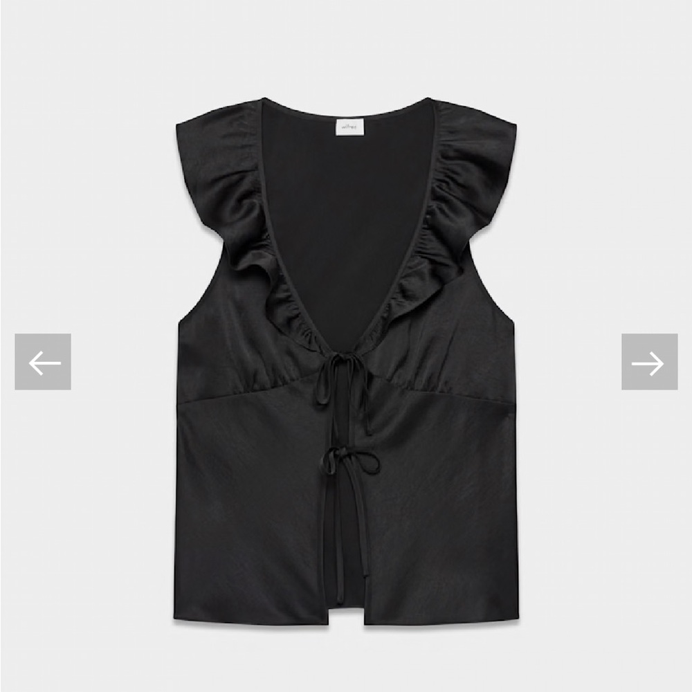 Aritzia Tonka Satin Top